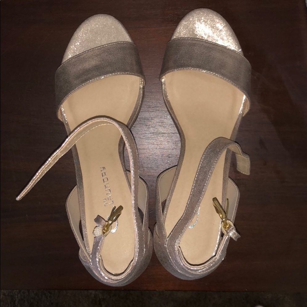 Light gold heels from Lulus